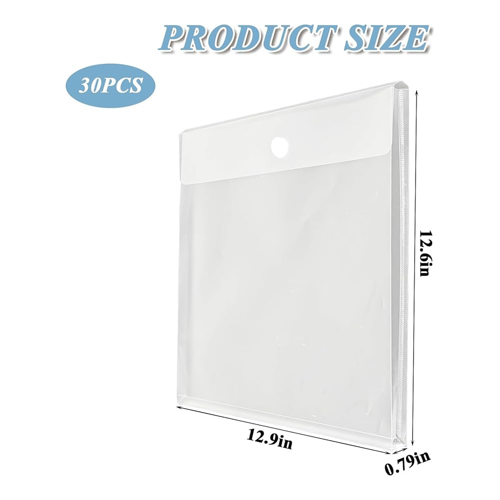 30 sztuk 30 x 30 cm uchwyty do przechowywania papieru do scrapbookingu - s do scrapbookingu papierowych arkuszy winylowych materiały rzemieślnicze łatwy dostęp rozwiązanie do przechowywania