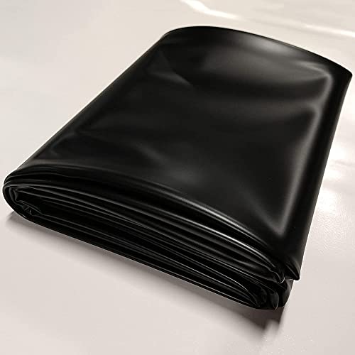 Revêtement de bassin en caoutchouc noir - 4 x 8 m - Membrane imperméable de 1 mm - Résistante aux déchirures - Parfait pour bassins, aquariums et plans d'eau - Plusieurs