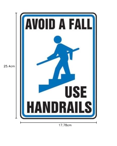 Panneau de sécurité Avoid A Fall Accuform en aluminium Aluma-Lite 25x18cm - 2