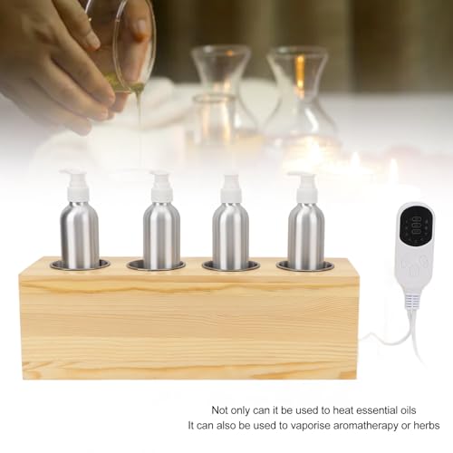 Calentador de aceite de masaje de 4 botellas con control de temperatura 2