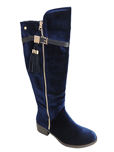 Bottes femme XTI bleues 40 finis les pieds fatigués grâce au zip latéral