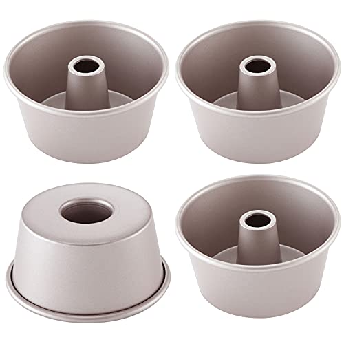 CHEFMADE Juego de sartenes para Comida Mini Angel, 4 Uds de 3,5 Pulgadas Antiadherente de Gasa...