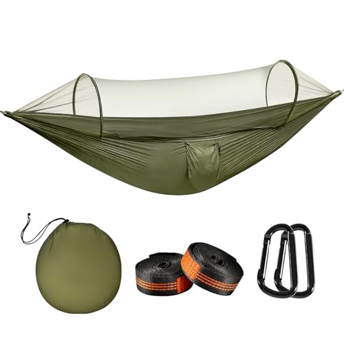 Vyrelis 2-Person Camping Hammock with Mosquito Net & Tree...