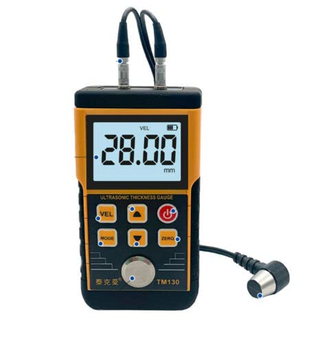 Calibrador Digital de Espesores por Ultrasonido para Metal y Acero, Rango 1,2–225,0 mm miniatura 1