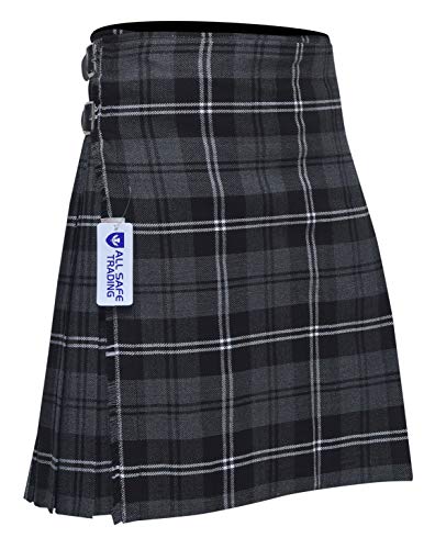 Image of 8 Yard Mens Kilt - Authentic Tartan Kilt for Men Highland Outfit for Weddings & Traditional Scottish Wear