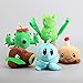 cgzlnl 5 Styles De Plantes Vs Zombies Jouets en Peluche, Pomme De Terre Mine Cactus Bonk Choy Noix De Coco Cannon Plantes en Peluche 16-18 Cm