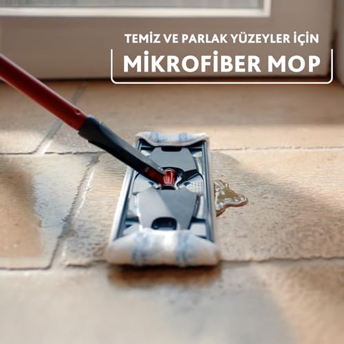 Vileda H2PRO%100 Kirli ve Temiz Suyu Ayıran Temizlik Seti & Mikrofiber Mop
