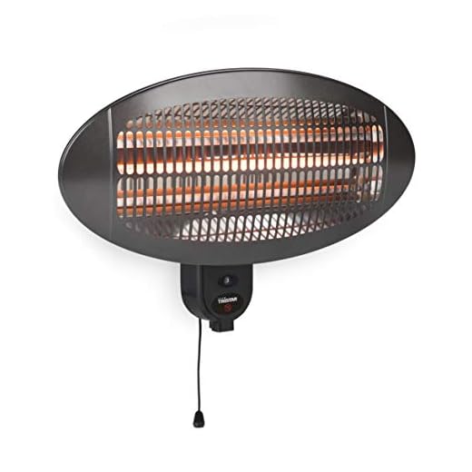 Tristar KA-5286 - Calefactor para exterior, infrarrojos, montaje en pared, IPX4