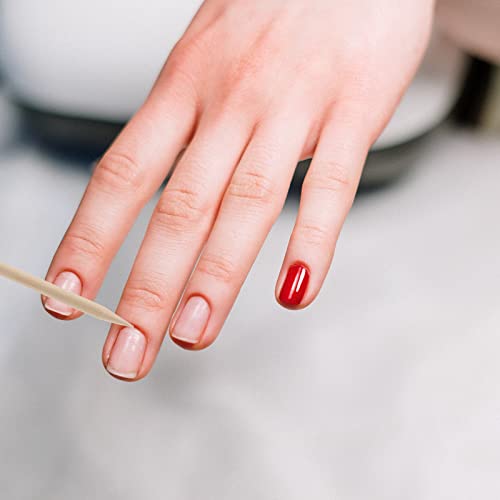 Lexinin 1000 Pcs 4.5 Inch Wood Cuticle Pusher, Double Heads Wooden Cuticle Sticks, Wood Orange Nail Sticks For Manicure Pedicure #TOP6