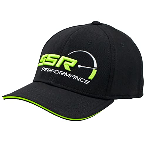 Casquette SSR Performance Team noire Stretch Fit L/XL pour passionnés de sport automobile