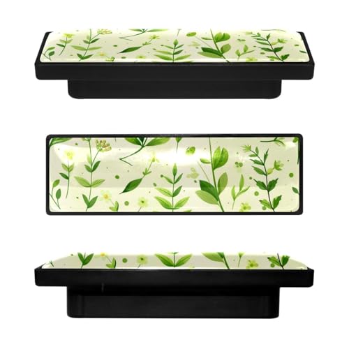 4 Pack 3.6inch Length Black Kitchen Cabinet Knobs Stainless Steel Drawer Knobs Bedroom Dresser Knobs for Men Women Girls, Nursery Knobs