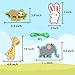 Omlisca Jungle Animal Lacing Cards 12 Packs Double Sided Sewing Kits Lion Wild Animal Sewing Cards Educational & Learning Activities Fine Motor Skill for School Supplies Jungle Party Decor