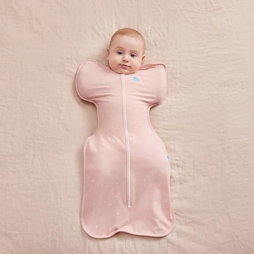 Image of Love to Dream Swaddle UP, Baby Sleep Sack, Self-Soothing Swaddles for Newborns, Snug Fit Helps Calm Startle Reflex, New Born Essentials for Baby, 1.0 TOG, Newborn 5-8.5 lbs, Powder Pink Twinkle