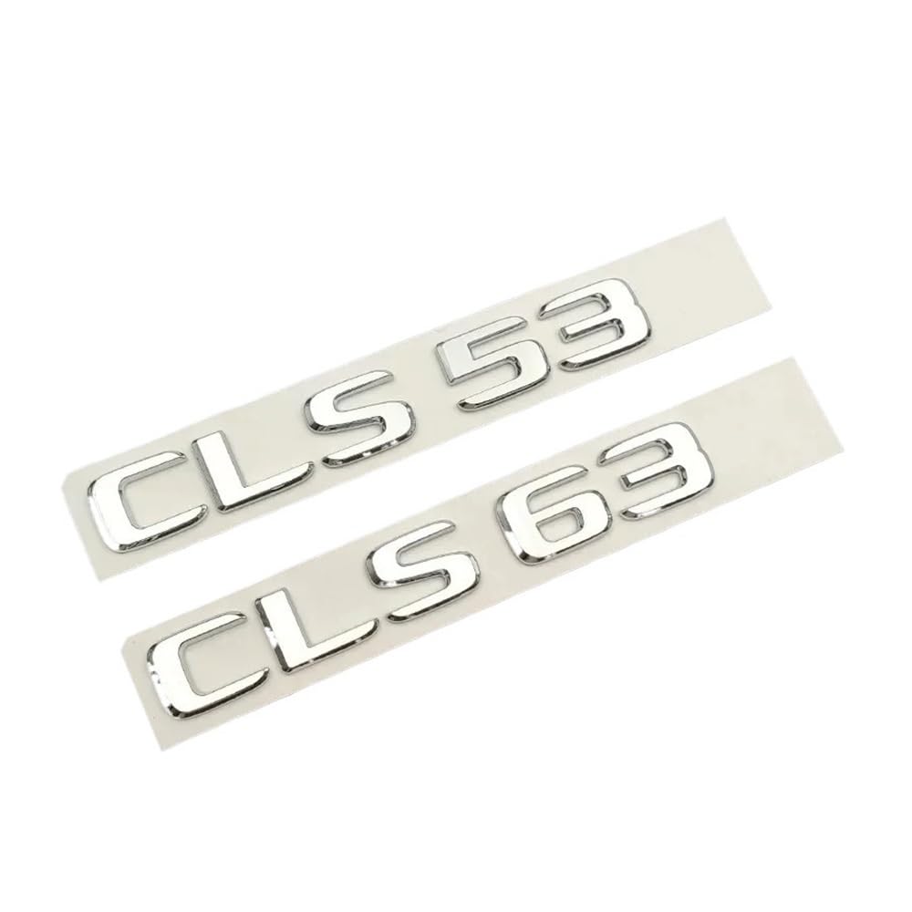 Logotipo cromado efecto 3D resistente para Mercedes CLS 63 W219