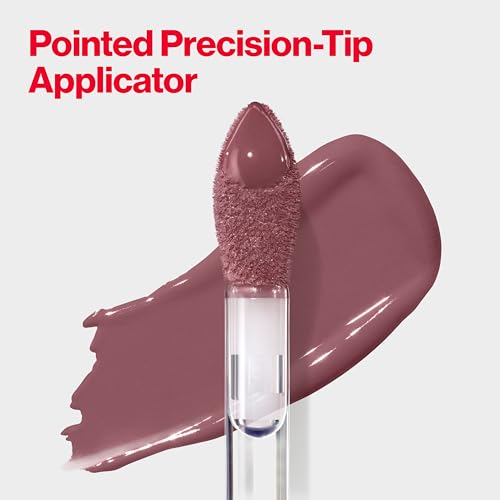 Image of REVLON ColorStay Satin Ink Crown Jewels Liquid Lipstick, Longlasting & Waterproof Lipcolor, Moisturizing Creamy Formula Infused with Black Currant Seed Oil, 033 Queen of Quartz, 0.17 fl oz.