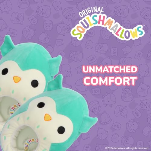 Image of Squishmallows Slippers Plush Lightweight Warm Comfort Soft Aline Slipper House Shoes for Kids and Adults (sizes 11-1 Little Kid / 2-5 Big Kid / 5-10 Adult)