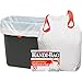 Webster Hab6dk50n Drawstring Trash Bags, 13 Gal.69Mil, 24-Inch X27-Inch, 50/Bx, We