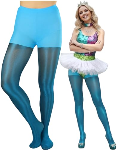 Image of ToBeInStyle Women's Shine & Shimmer Metallic Pantyhose Opaque Lurex Tights