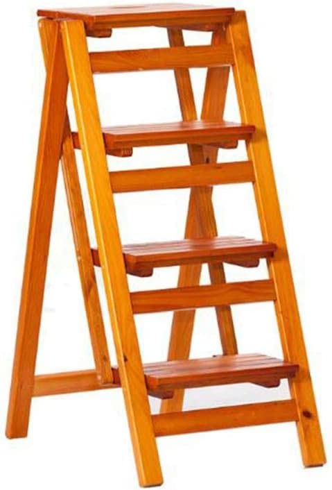 Escabeau pliable bois massif OKUOKA pour gagner de la place et atteindre les hauteurs