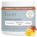 Perelel Hydration Powder, Electrolyte Supplement with Collagen & Hyaluronic Acid, Mango Lemonade Flavor, Soy & Gluten Free, Non GMO, No Added Sugar, 28 Servings