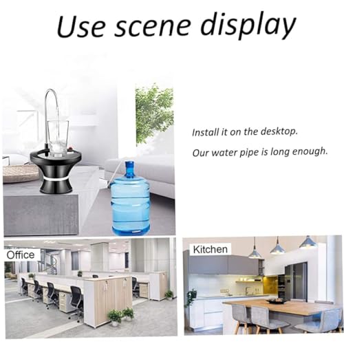 Pompe automatique pour bouteille d'eau avec 2 interrupteurs commande, charge USB universelle - 7