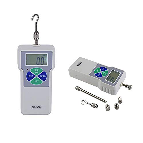 MIFXIN 2-500N Digital Force Gauge Portable Pull Push Gauge Dynamometer Digital Automatic Hand Dynamo Meter Professional Crane Scale with LCD Display Tester