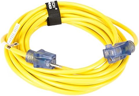 Utilitech Pro 25-ft 15-Amp 120-Volt 14-Gauge Yellow Outdoor Extension Cord 1 outlet (yellow)