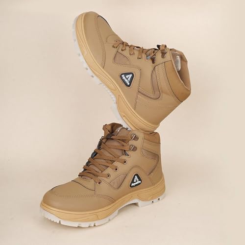 Image of Aqualite Premium ATR-102 Trekking Boot Shoes with Lace-Up, Lightweight & Comfort Insole for Men
