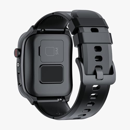 Image of Smartwatch for Seniors - SOS, Fall Detection | BP, Heart Rate, SPO₂, Temp | Sleep and Step Tracker | App Access for Shopping and Engagement | Water Resistant | Full Touch Display