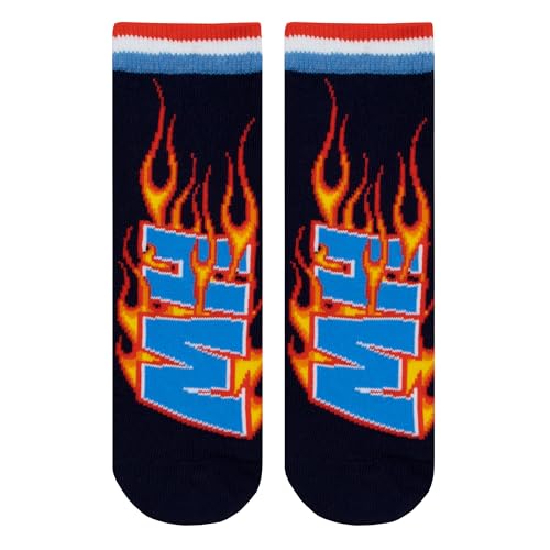 Hot Wheels Socks 3 Pack | Multipack For Boys | Race Car Cotton Ankle Socks | Gifts For Boys | Black | 9-123