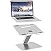 Produktbild ProCase Laptopständer Verstellbarer Winkel Laptop Halter Klappbar Aluminium Notebook Ständer für MacBook Pro/Air ThinkPad Surface 13 bis 16 Zoll Universal Laptops Wärmeableitung Stand -Silber