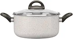 Brinox - Caçarola com Tampa 20Cm 2,65L Ceramic Life Suprema - Vanilla