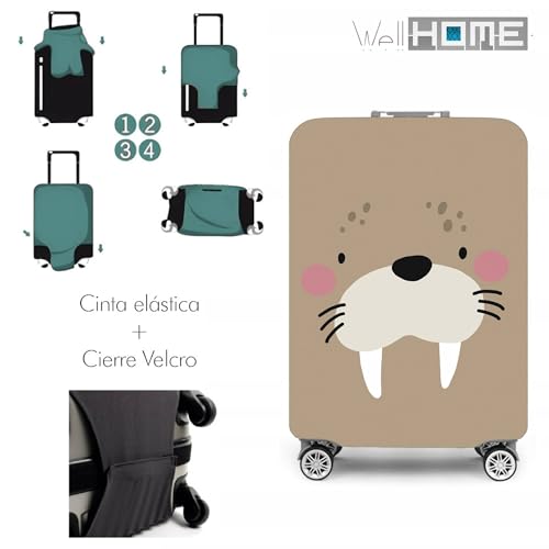 Valise trolley 20 cabine Biever multicolore avec housse pour éviter les frais de bagage - 4