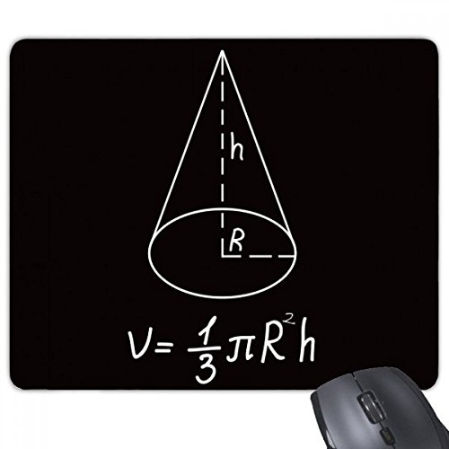 Tapis de souris mathématiques cône circulaire pour bureau étudiant