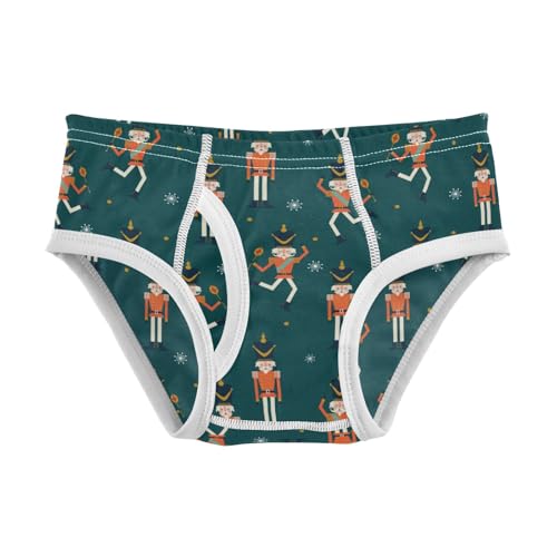 Boys' Exclusive Briefs Toddler Underwear 95% Combed Cotton Boxerbriefs 2T Nutcracker Pattern 74
