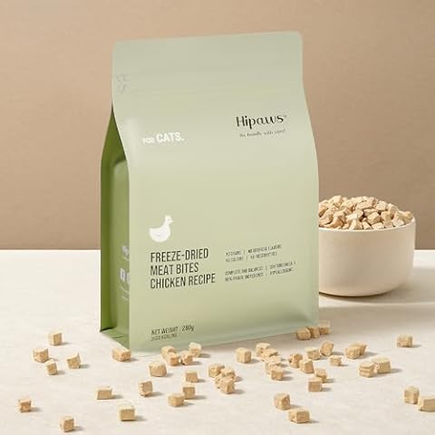 Hipaws Natural Chicken Freeze-Dried Cat Food Cover