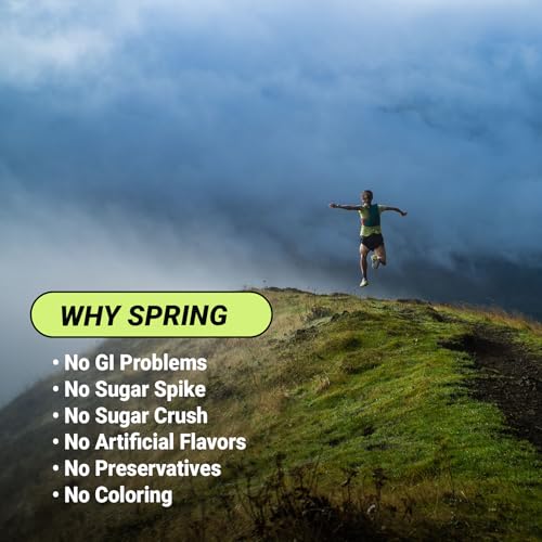 Image of Spring Energy - Hill Aid - Mango Mint Energy Gel with 30 mg of Caffeine 120 Kcal