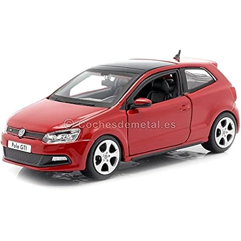 Tavitoys- VW Polo GTI Mark 5 Red (18-21059R), Colour (1) Cover