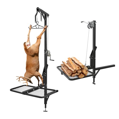 Foldable 2-inch Hitch Deer Hoist