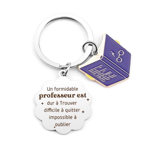 Idee Cadeau Professeur,Cadeau Maitresse D'école Fin D'année,Porte Clé Professeur,Cadeau Maitresse,Porte Clé Remerciement,Porte Clef Merci Maitre Noel