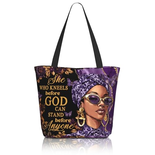 Bolso Tote para Mujer con Cierre y Diseño Cristiano miniatura 1