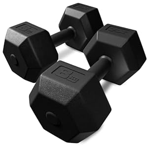 TREX SPORT Hanteln Set | Kurzhanteln 2er Set 2kg-20kg | Hanteln Frauen & Männer Set Dumbbell Set (2x8 kg)