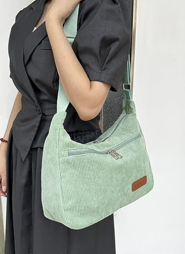 Women's Corduroy Pillow Crossbody Bag Convertible Underarm Tote Shoulder Purse Everyday shoulder Bag for Work3