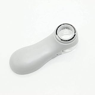 FJYDBTWJ Lupas educativas para hobby, lupa de tubo com luz com régua de medição em escala 8 vezes