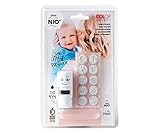 COLOP Little NIO Stempelset BABY. Dieses Set enthält einen Stempel inkl. grauem Farbkissen und 10 verschiedene Motive zum Thema Baby., 22,5 x 14,5 x 3,5