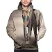 Produktbild DSFDSFSD Men's Hoodies Sweatershirt,Pair of Elephants in Motion Walking Dusty Background Clouds Wilderness Desert, L