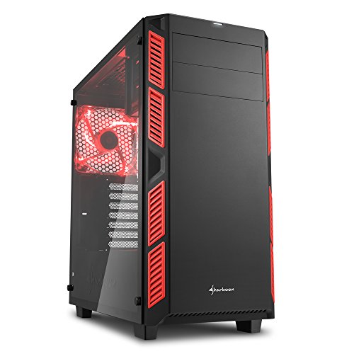 Preisvergleich Produktbild Sharkoon AI7000 Glass PC-Gehäuse rot