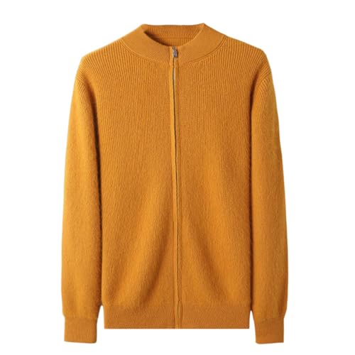 Suéter de punto para hombre con cuello semialto de alta calidad