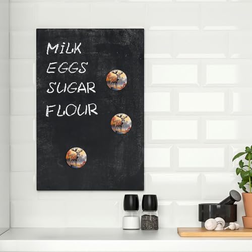 Imán Decorativo Redondo para Refrigerador en Acrílico miniatura 6