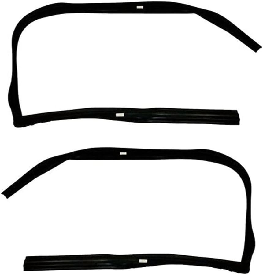 Door Window Glass Run Channel 2 Piece Set for Chevy for S10 1982-1993 & Blazer 1983-1994,for GMC for Sonoma 1991-1993 for S15 1982-1990 & Jimmy 1983-1991 XV35Q5